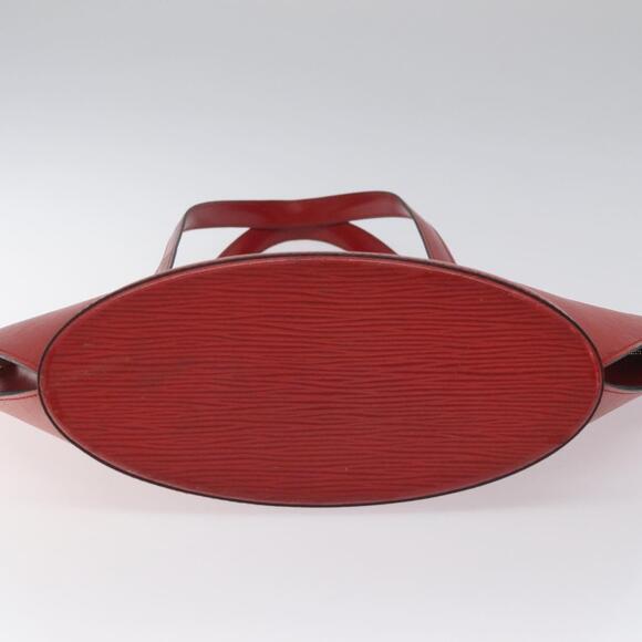 LOUIS VUITTON Epi Saint Jacques Poignees Long Hand Bag Red M52337 - Picture 9 of 12